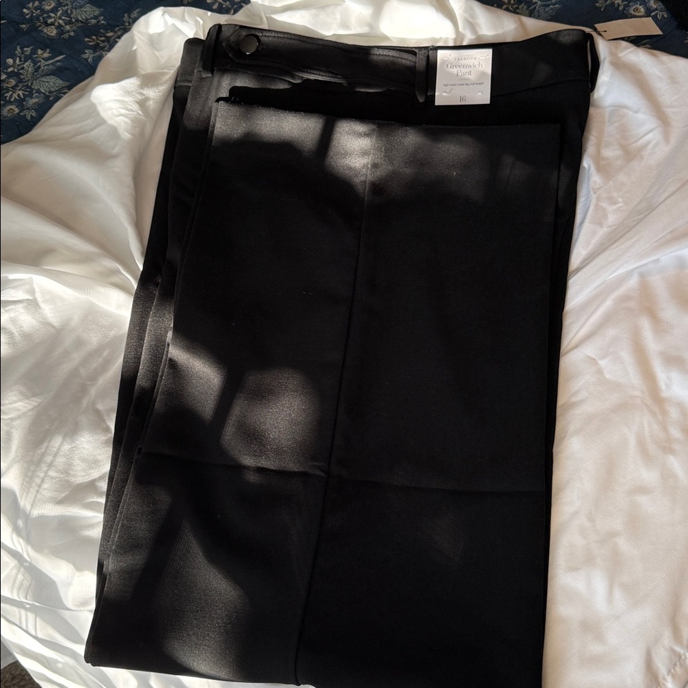 Talbots Black Greenwich Pants